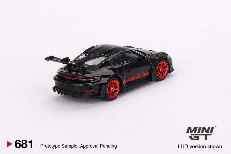 Porsche 911 (992) GT3 RS Black with Pyro Red