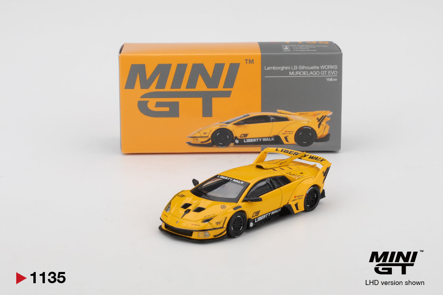 Lamborghini LB-Silhouette WORKS MURCIELAGO GT Evo Yellow #1135