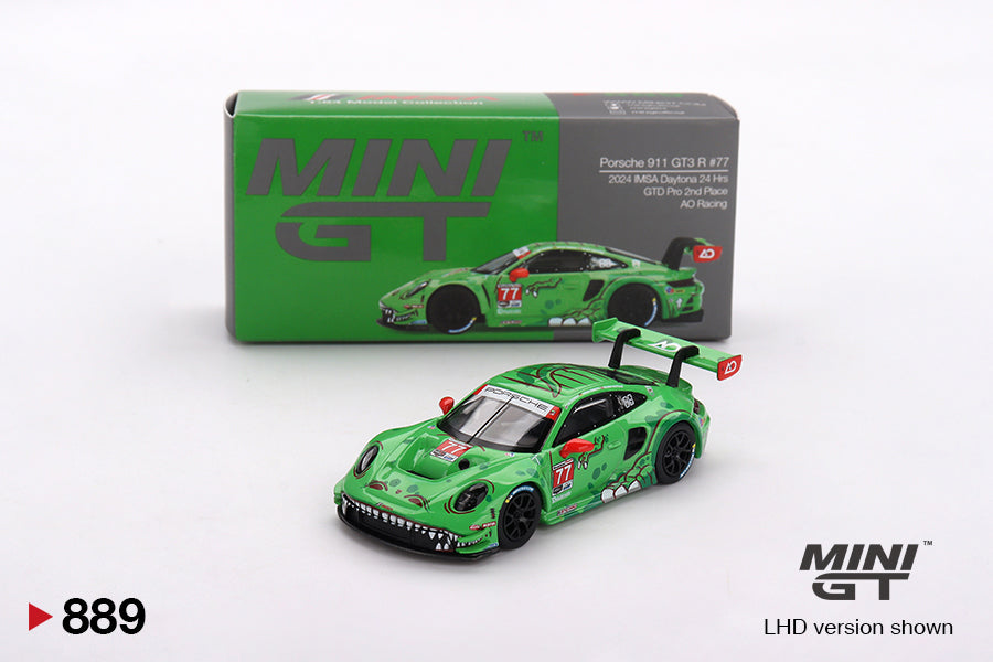 Porsche 911 GT3 R #77 AO Racing 2024 IMSA Daytona 24 Hrs GTD Pro 2nd Place